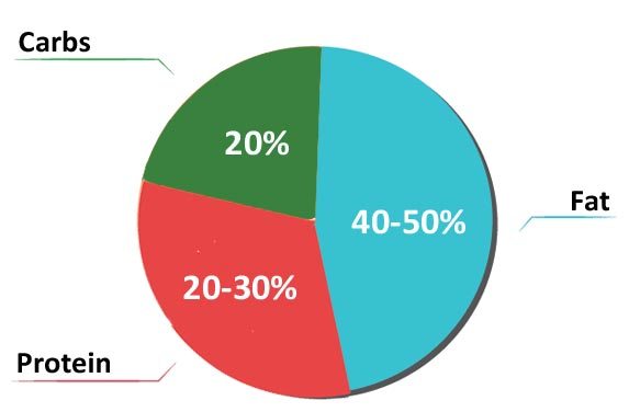 carb percentage keto