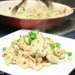Creamy Mustard Chicken Noodles
