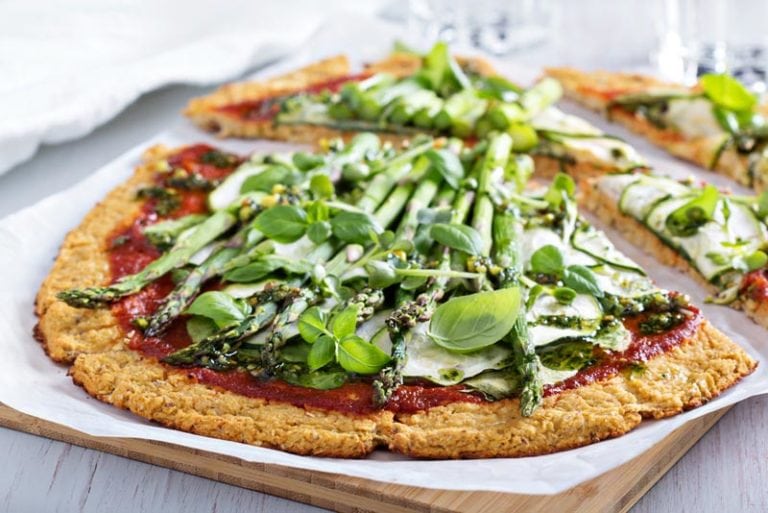 Low Carb Cauliflower Pizza Crust Recipe