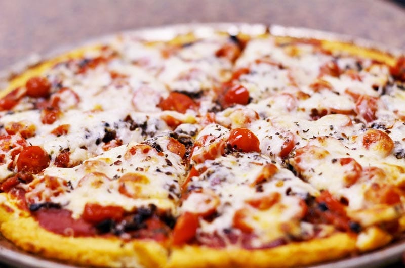 Low Carb Cauliflower Pizza Crust Recipe