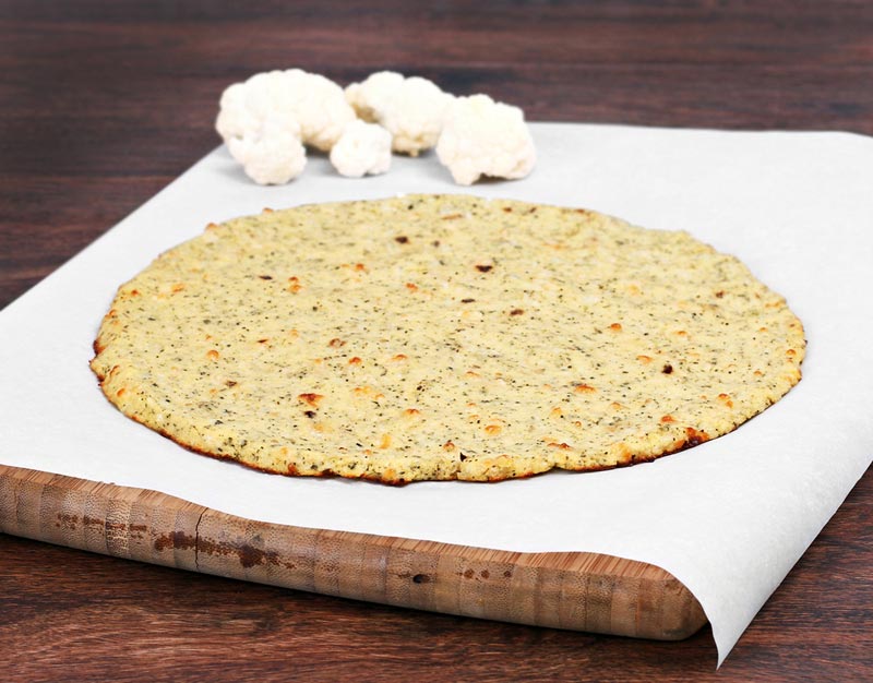 Low Carb Cauliflower Pizza Crust Recipe