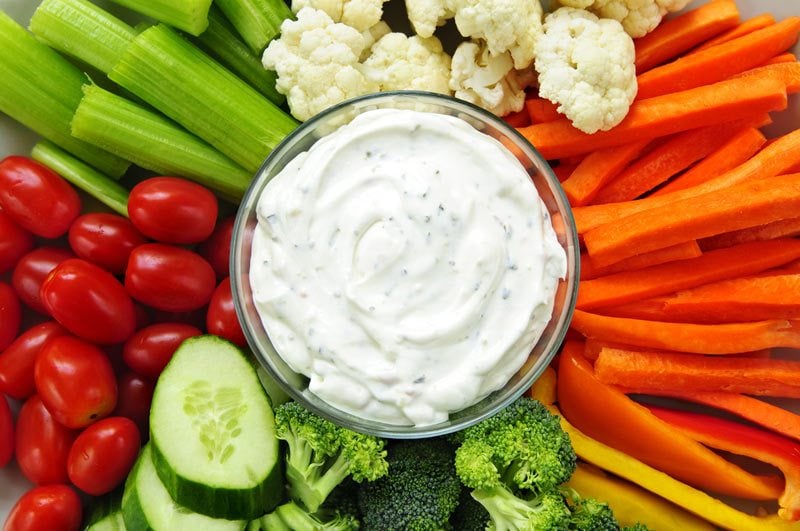 Diabetic Snack Recipe: Ranch Dip