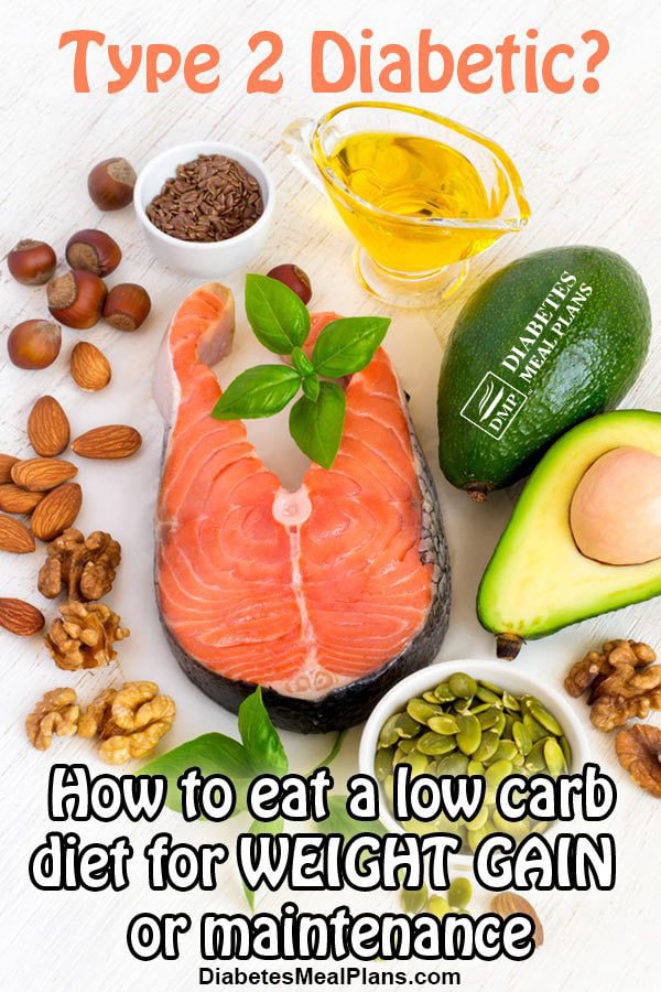 Low Carb Weight Gain Diet For Diabetes