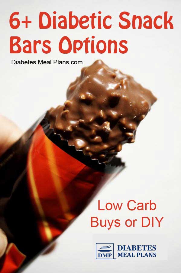 6+ Low Carb Diabetic Snack Bars Options