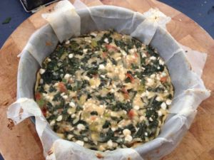 Filling in crust