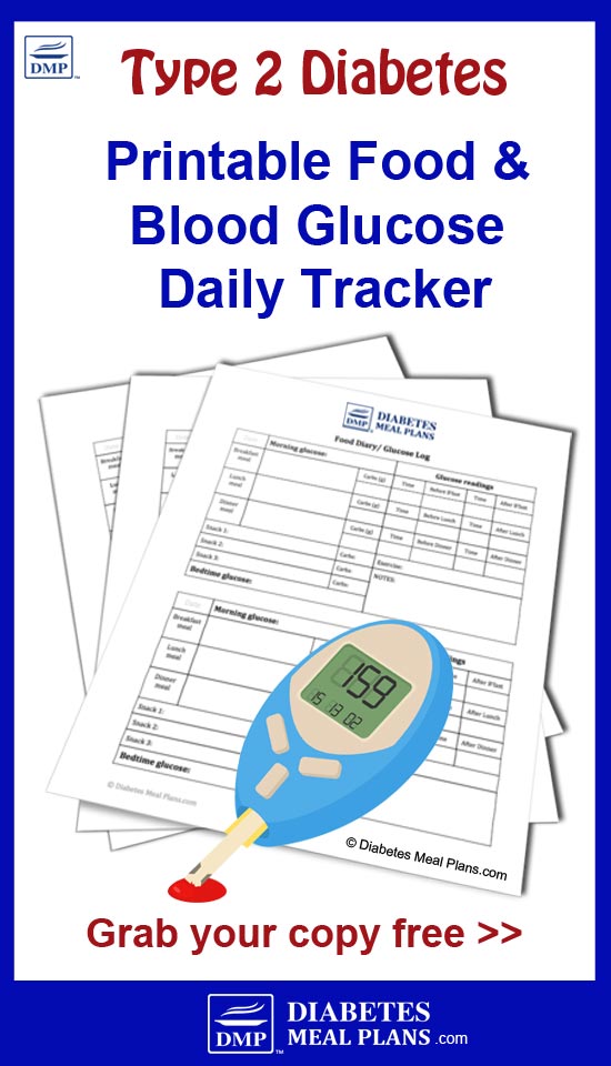 Diabetes Food Tracking Chart