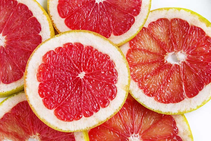 grapefruit calories and carbs