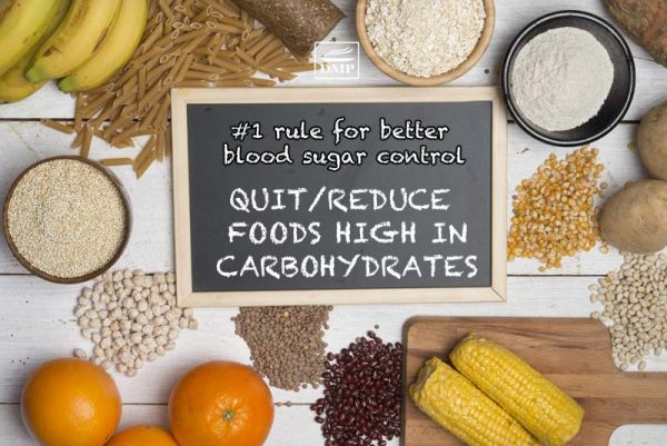 Quit Foods High on Carbohydrates: #1 Rule to Lower Blood Sugar and A1c!