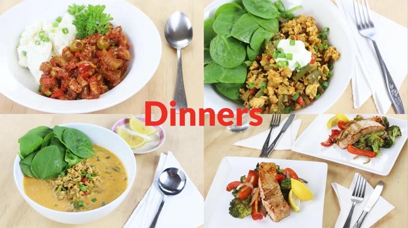 Featured diabetic dinners 2-12-18