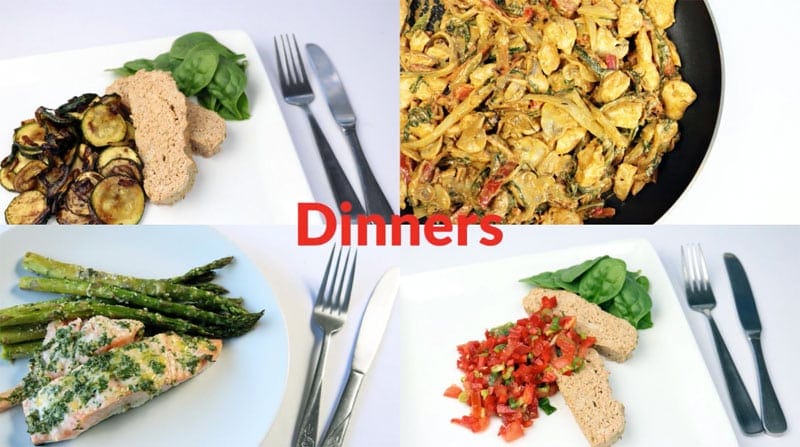 Featured diabetic meal plan dinners: week of 8-16-21
