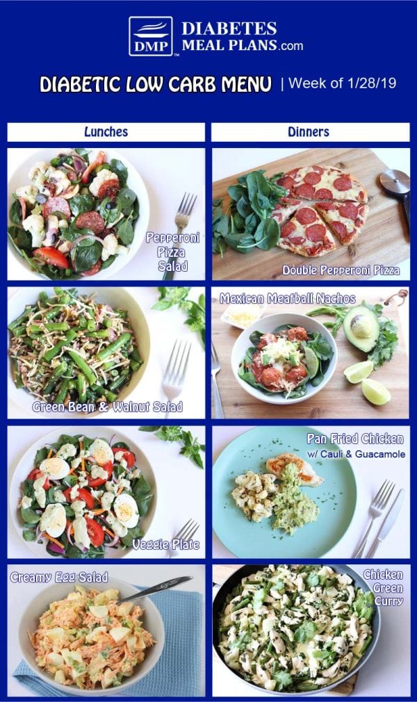 low carb meal planning