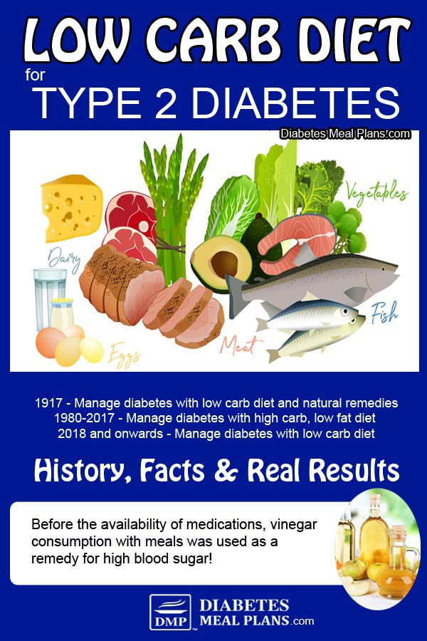 Low Carb Diet with Diabetes: History, Facts & Real Results