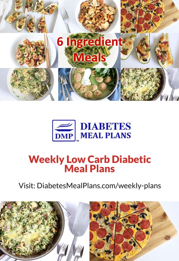 Diabetic Meal Plan: Week of 5/6/19