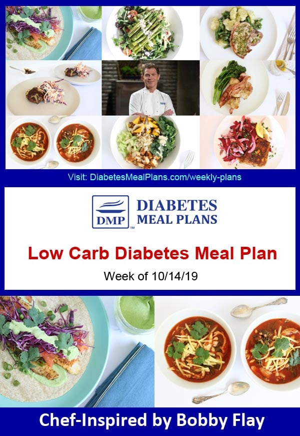 Diabetes Meal Plan: Week of 10/14/19