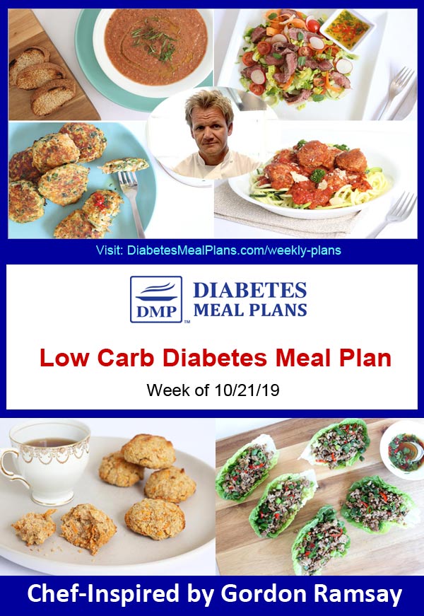 Diabetes Meal Plan: Week of 10/21/19