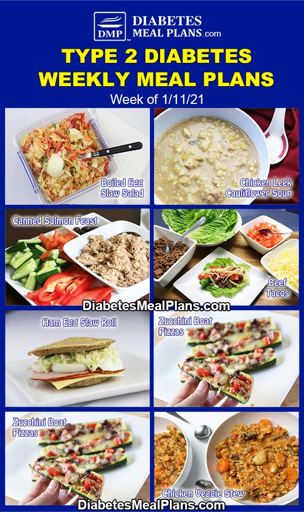 Diabetes Meal Plan Menu Week Of 11121 Diabetic Diet