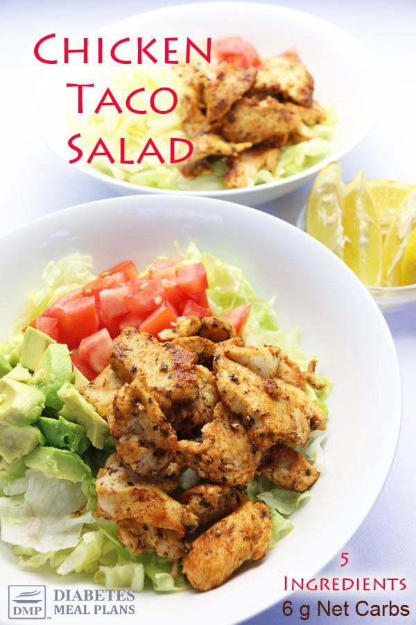 Chicken Taco Salad (5 Ingredients)